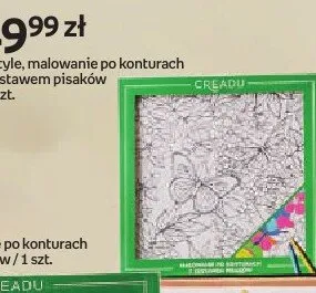 Motyle malowanie po konturach z zestawem pisaków CREADU promocja w Empik