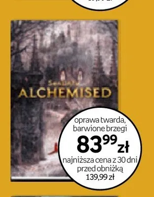 Książka Alchemised oprawa twarda barwione brzegi promocja w Empik