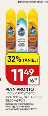 Płyn Pronto promocja w Chata Polska