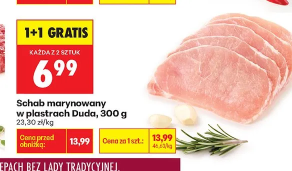 Schab marynowany w plastrach Duda promocja w Biedronka