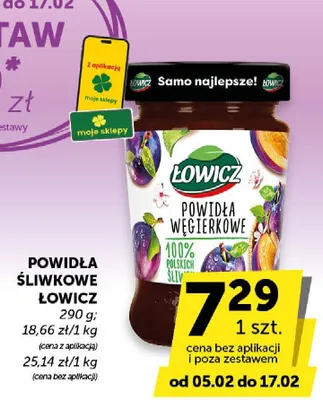 Powidła śliwkowe Łowicz promocja w Groszek
