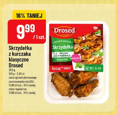 Skrzydełka z kurczaka klasyczne Drosed promocja w POLOmarket