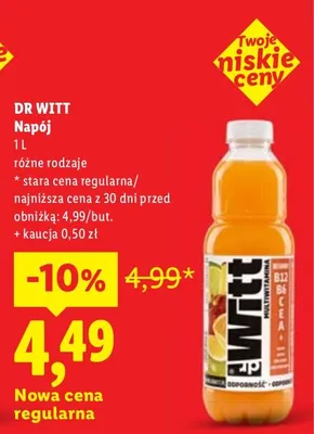 Napój Dr Witt promocja w Lidl