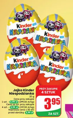 Jajko Kinder Niespodzianka promocja w Dino