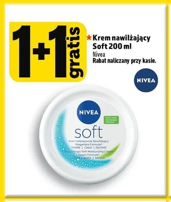 Krem nawilżający Nivea Soft promocja w TOPAZ