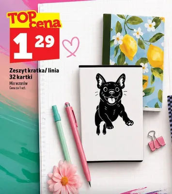 Zeszyt kratka 32 kartki promocja w TOPAZ