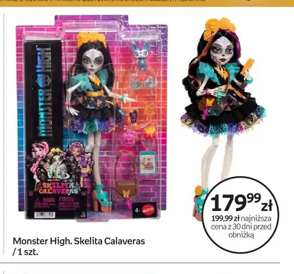 Lalka Monster High Skelita Calaveras promocja w Empik