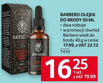 Olejek do brody Barbero 50ml promocja w Selgros