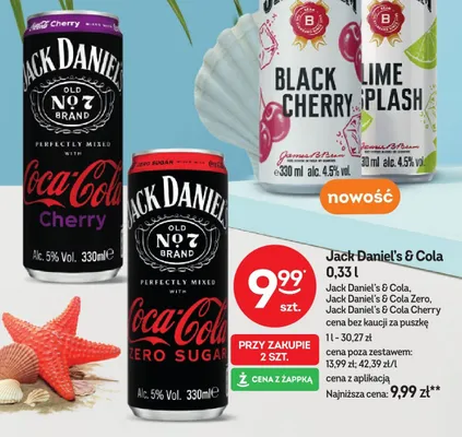 Drink Jack Daniel's & Cola promocja w Żabka