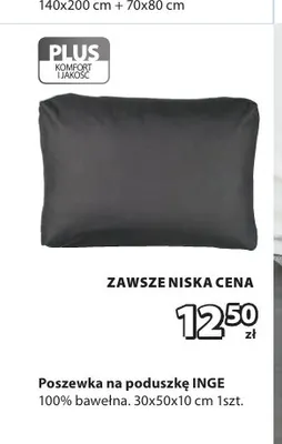 Poszewka na poduszkę Inge 30x50x10 cm promocja w Jysk