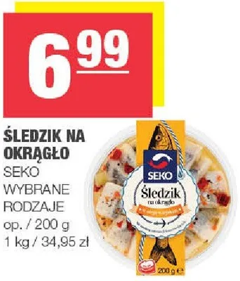 Śledź na okrągło promocja w SPAR