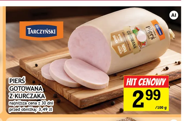 Pierś gotowana z kurczaka Tarczyński promocja w Gram Market