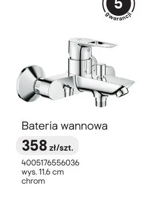 Bateria wannowa Grohe Start Loop 2020 promocja w Castorama
