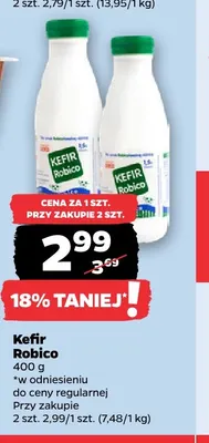 Kefir Robico promocja w Netto