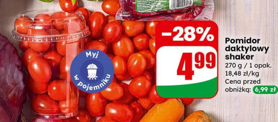 Pomidor daktylowy shaker promocja w Dino
