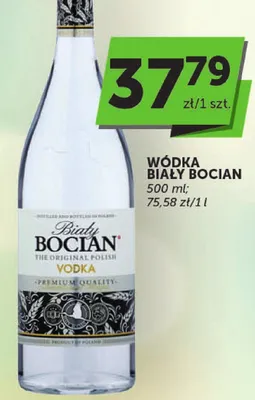 Wódka Biały Bocian promocja w Groszek