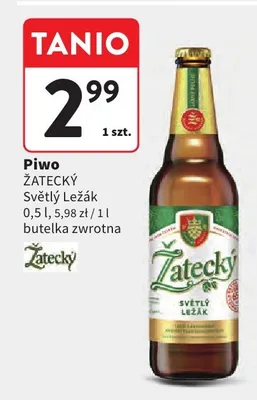 Piwo Světlý Ležák promocja w Intermarche