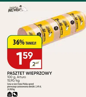 Pasztet wieprzowy promocja w Chata Polska