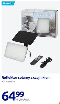 Reflektor solarny z czujnikiem 800 lumenów promocja w Action