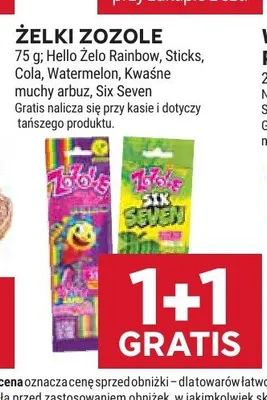 Żelki Zozole Six Seven promocja w Stokrotka