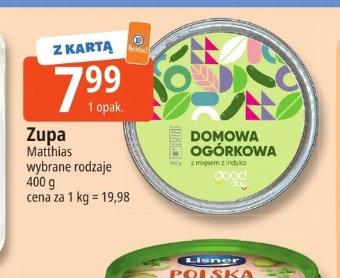 Zupa Matthias promocja w Leclerc