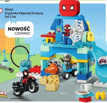 Klocki LEGO DUPLO 10464 Kryjówka Pajęczej Drużyny promocja w LEGO