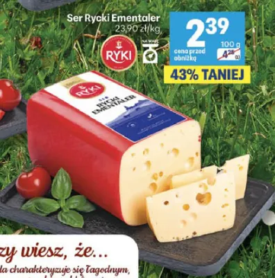 Ser Rycki Ementaler Ryki promocja w Delikatesy Centrum