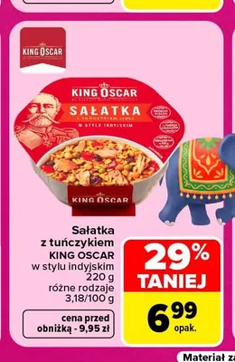 Sałatka z tuńczykiem King Oscar w stylu indyjskim promocja w Carrefour