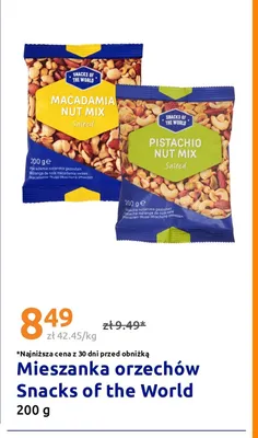 Mieszanka orzechów Macadamia Nut Mix Snacks of the World promocja w Action