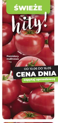 Pomidory malinowe promocja w Odido