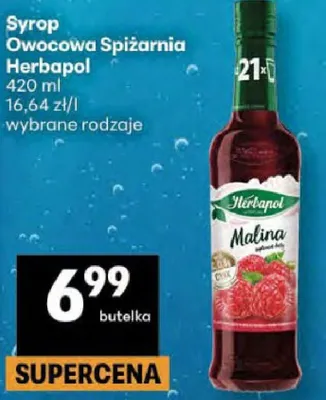 Syrop owocowa spiżarnia Herbapol promocja w Delikatesy Centrum