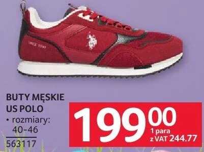Buty męskie US Polo rozmiary 41-46 promocja w Selgros