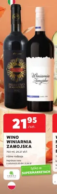 Wino Winiarnia Zamojska promocja w Stokrotka