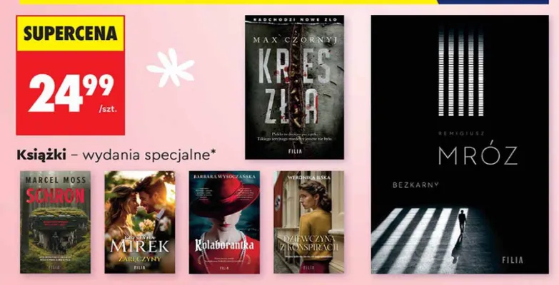 Książka Kolaborantka promocja w Biedronka