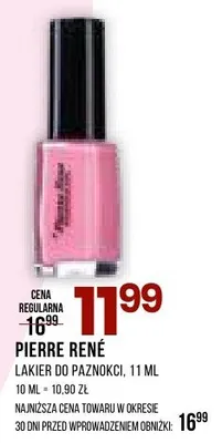 Lakier do paznokci Pierre René promocja w Drogerie Natura