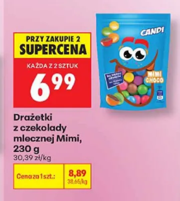 Drażetki z czekolady mlecznej Mimi Candi promocja w Biedronka