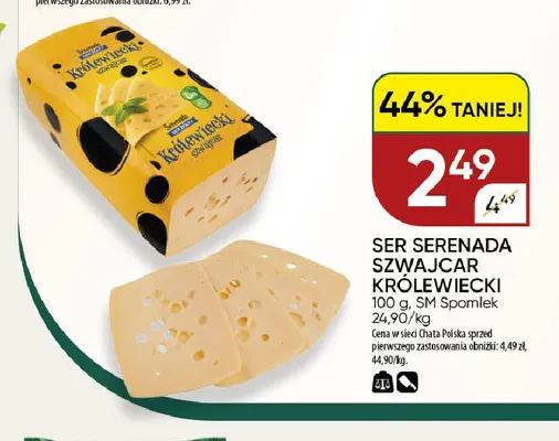Ser Serenada Szwajcar Królewiecki promocja w Chata Polska