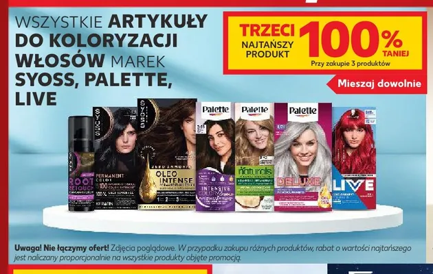 Spray do retuszu odrostów Syoss Root Retouch promocja w Kaufland