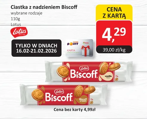 Ciastka z nadzieniem wybrane rodzaje promocja w Market Point