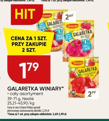 Galaretka Winiary promocja w Chata Polska