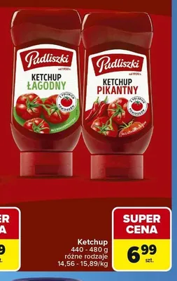Ketchup Pudliszki promocja w Carrefour