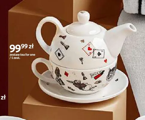 Zestaw tea for one Alicja promocja w Empik