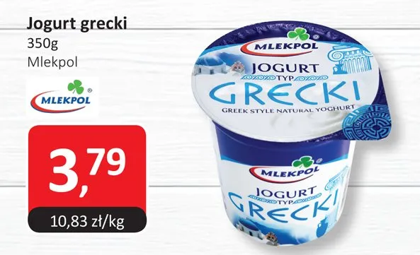 Jogurt grecki promocja w Market Point