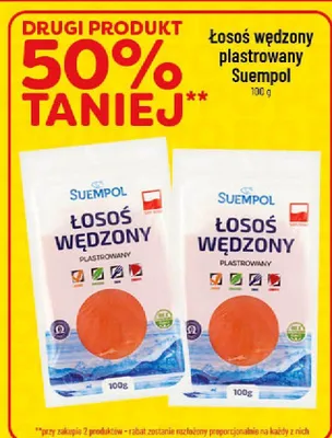 Łosoś wędzony plastrowany Suempol promocja w POLOmarket