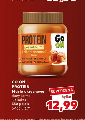 Masło orzechowe Protein kokos Go On promocja w Kaufland