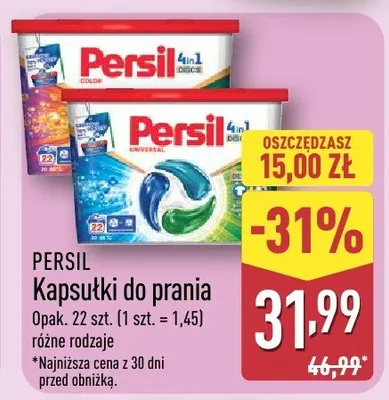 Kapsułki do prania promocja w Aldi