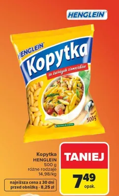 Kopytka Henglein promocja w Carrefour