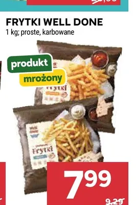 Frytki karbowane Well Done promocja w Stokrotka