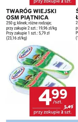 Twaróg Wiejski OSM Piątnica promocja w Stokrotka