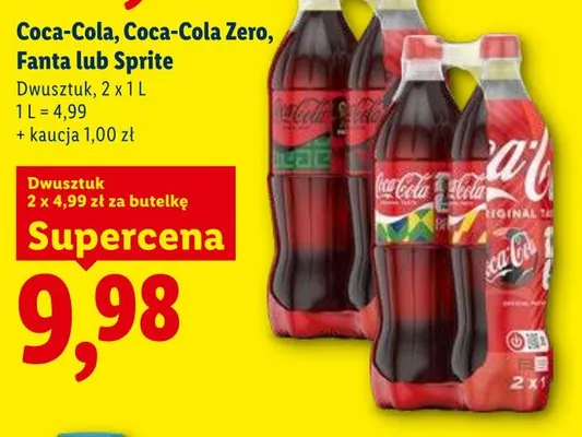 Napoje gazowane promocja w Lidl